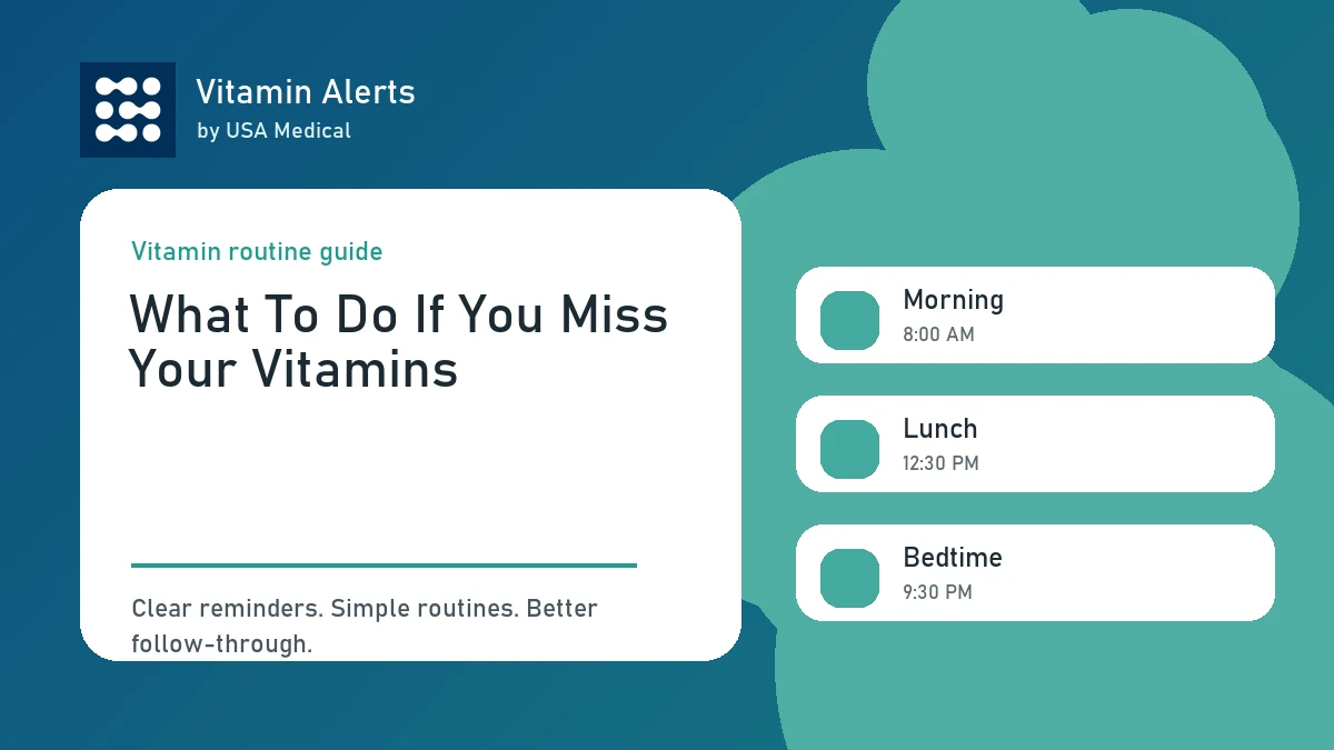 Weekly vitamin reset with supplement organizer and reminder app.